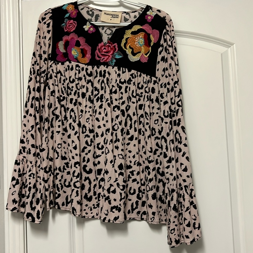 Savanna Jane Boho Blouse - Size M